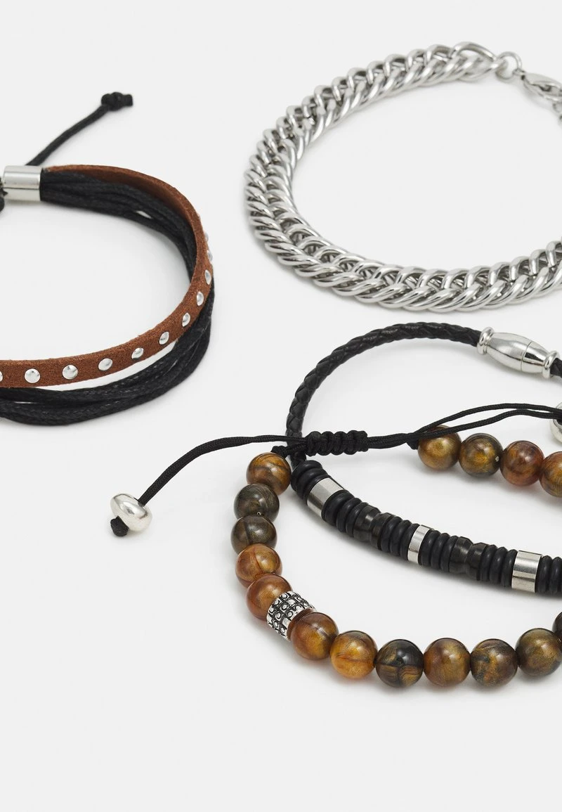 Pier One 4 PACK - Armband - Silver-coloured 3 Pier One 4 PACK - Armband - Silver-coloured – Bild 3