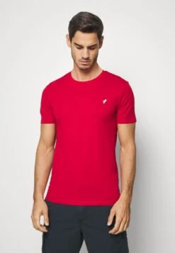 Pier One 3 PACK - T-Shirt Print - White/dark Blue/red -Pier One 3b54026a10de4978b57e13a7637f37ba