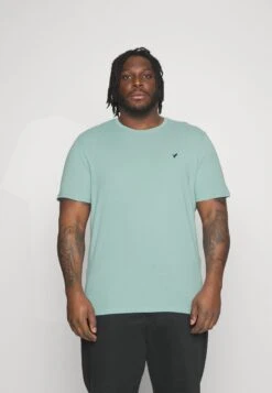 Pier One 5 PACK - T-Shirt Basic - Dark Green/beige/light Blue -Pier One 3f6494368a9744978fbf48ab5a067dae