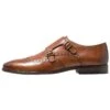 Pier One LEATHER - Business-Slipper - Cognac