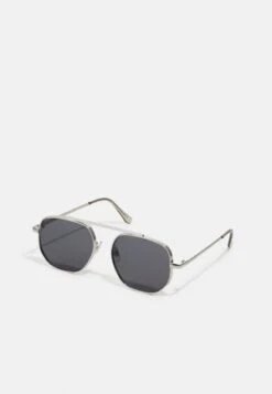 Pier One UNISEX - Sonnenbrille - Silver-coloured, Black -Pier One 4ac756a90d1641d7b0579f1c754b2570