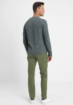 Pier One SLIM FIT CHINO - Chino - Dark Green -Pier One 68ea94008079472785ad83ae6cb4e18a