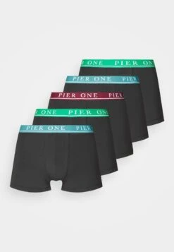Pier One 5 PACK - Panties - Black -Pier One 7f6ab46c175c43eba93f5153ad3bd1df