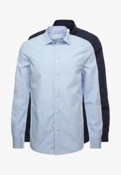 Pier One 2 PACK - Businesshemd - Light Blue/dark Blue 11 Pier One 2 PACK - Businesshemd - Light Blue/dark Blue -Pier One 813ad76744ab42bcb5aac84160d3aeb6