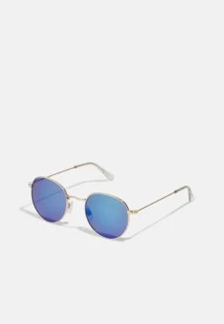 Pier One UNISEX - Sonnenbrille - Gold-coloured/blue