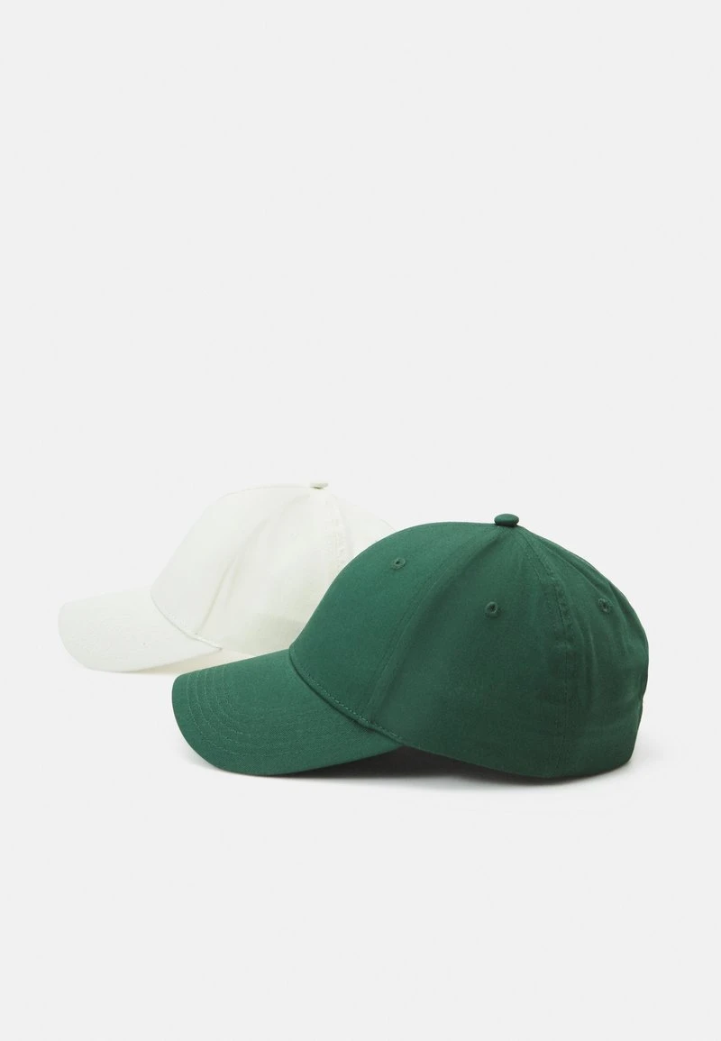 Pier One UNISEX 2 PACK - Cap - Green/off White 3 Pier One UNISEX 2 PACK - Cap - Green/off White – Bild 3