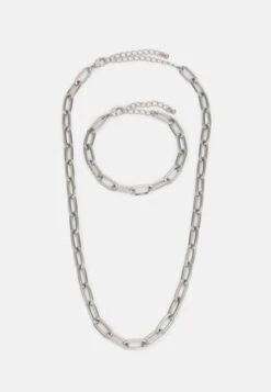 Pier One 6 PACK - Halskette - Silver-coloured -Pier One 9ca045e6c58a4906889aa4d1d912177a 1