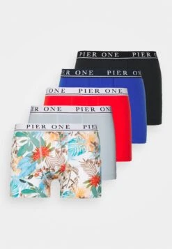 Pier One 5 PACK - Panties - Black/red/light Blue -Pier One a98897e57c8d47b7b55c29b01d1c9606