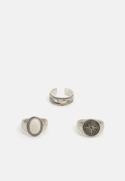 Pier One 5 PACK - Ring - Silver-coloured -Pier One af359e71100c434e9c9716078e03e80c