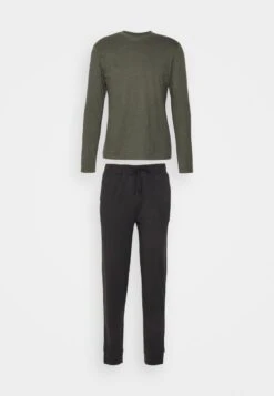 Pier One Nachtwäsche Set - Black/khaki -Pier One be38ec5a373647d7b6dd39bd2774df5d