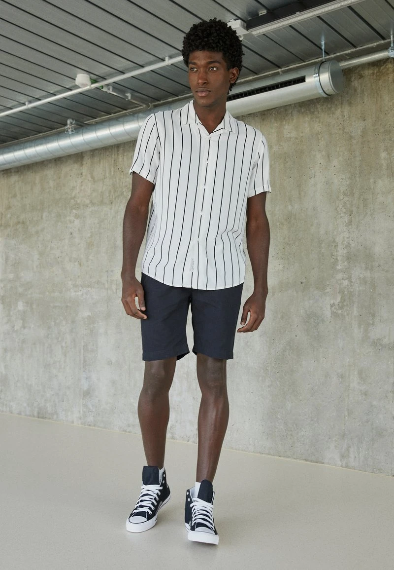 Pier One 2 PACK - Hemd - Black/white 1 Pier One 2 PACK - Hemd - Black/white