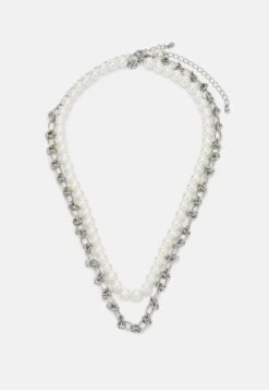 Pier One 2 PACK UNISEX - Halskette - Silver -Pier One e245ed3a0c4448518c382a29b6da13e2 2
