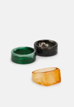 Pier One 3 PACK - Ring - Black/green/orange 8 Pier One 3 PACK - Ring - Black/green/orange -Pier One fa3f2614c06648be9f9108cc78d74ab1